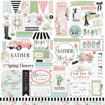 Carta Bella Flower Garden Sticker - Element Sticker